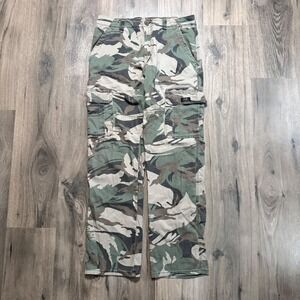 Wrangler Men's Relaxed Fit All Terrain Camouflage Cargo Pants - Mens 32x32